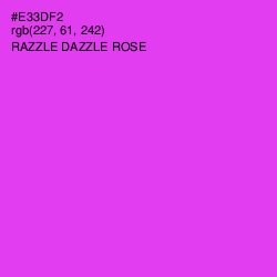#E33DF2 - Razzle Dazzle Rose Color Image